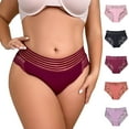 thumbnail image 1 of Ashirexll Ladies Underwear Panties, Plus Size Underwear for Women, Plus Size High Waist Triangle Lace Breathable Underwear, 1 of 3