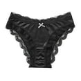 thumbnail image 1 of Ashirexll Ladies Underwear Panties, Plus Size Underwear for Women, Womens Low Waist Lace Stitching Lace Crotch Briefs Underwear, 1 of 3