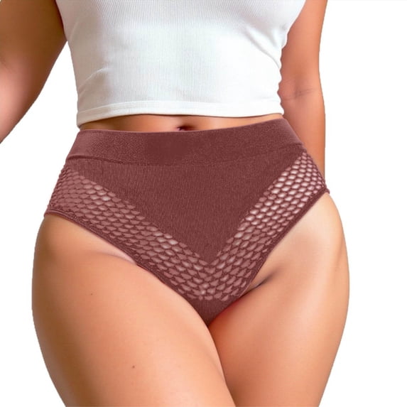 Ashirexll Ladies Underwear Panties, Underwear for Women, Hollow Comfortable Breathable High Elastic Seamless Panties