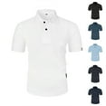 thumbnail image 1 of Ashirexll Mens Shirts Casual, Summer Shirts for Men, Casual Button Turndown Collar T-Shirts Summer Comfortable Short Sleeve T-shirt, 1 of 5