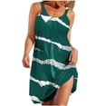 thumbnail image 1 of Ashirexll Midi Dresses for Women, Flowy Dresses for Women, Summer Printed Loose V-Neck Sleeveless Sundress With Pockets, 1 of 5