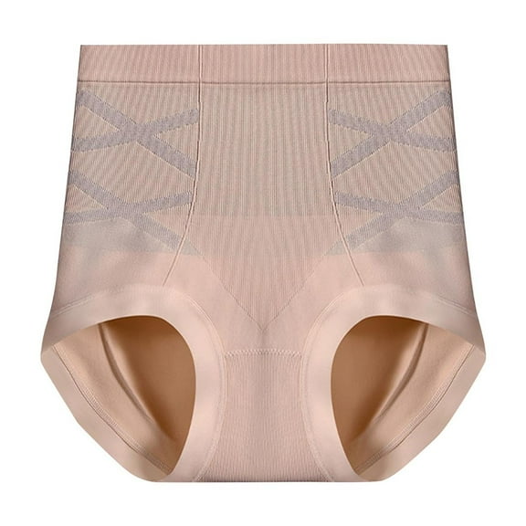 Ashirexll Panties for Women Traceless Lightweight Underwear Ultra-Thin High Waist Underwear Women Khaki XL