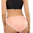 thumbnail image 1 of Ashirexll Period Underwear for Women Plus Size Leak Proof Underwear Menstrual Panties Physiological Postpartum Underwear Pink S, 1 of 7