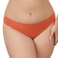 thumbnail image 1 of Ashirexll Period Underwear for Women Plus Size Menstrual Leak Proof Panties Cotton Mid Waist Period Panties Orange XL, 1 of 8