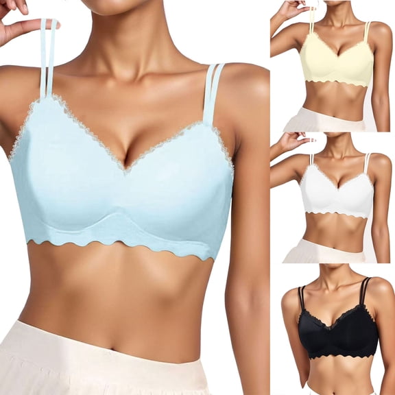 Ashirexll Plus Size Bras for Women, Push Up Bra, Front Closure Lace Bra Underwire Fashion Lingerie