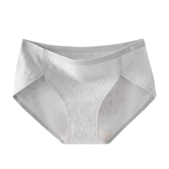 Ashirexll Plus Size Underwear for Women, Ladies Underwear Panties, Fashion Ventilate Solid Color Soft Regular Comfortable Briefs