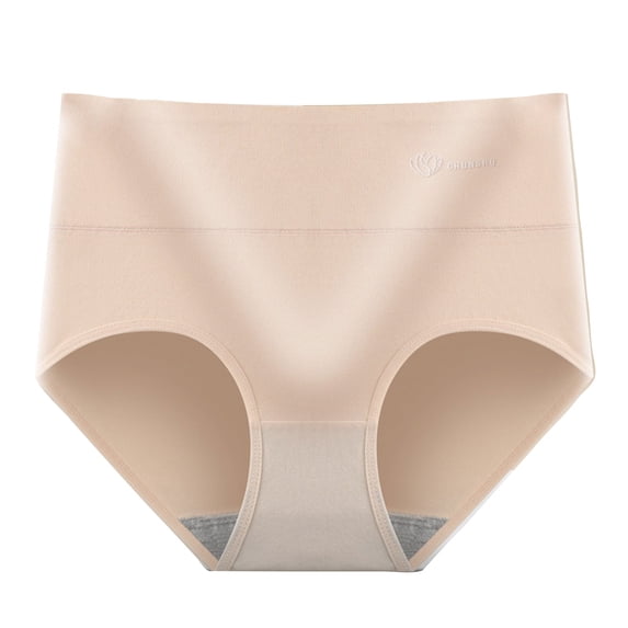 Ashirexll Plus Size Underwear for Women, Ladies Underwear Panties, High Waist Cotton Belly and Hip Lifting Briefs for Ladies