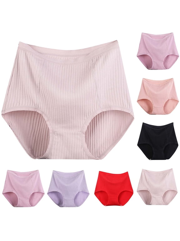 Plus Size Underwear for Women, Ladies Underwear Panties, High Waisted Soft Breathable Stretch Seamless Ladies Briefs