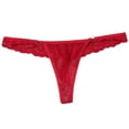 thumbnail image 1 of Ashirexll Plus Size Underwear for Women, Ladies Underwear Panties, Lace Seamless Low Waist Ladies Thongs Physiological Underpants, 1 of 4