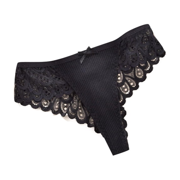 Ashirexll Plus Size Underwear for Women, Ladies Underwear Panties, Large Size Fashion Lace Breathable Seamless Thong