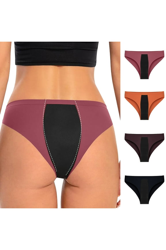 Plus Size Underwear for Women, Ladies Underwear Panties, Menstrual Leak Proof Cotton Physiological Period Underpants