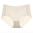 thumbnail image 1 of Ashirexll Plus Size Underwear for Women, Ladies Underwear Panties, Seamless Ice Silk Comfortable Body Breathable Briefs, 1 of 4