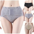 thumbnail image 1 of Ashirexll Plus Size Underwear for Women, Ladies Underwear Panties, Womens Breathable Mid Waist Hook Tummy Control Hip Lift Postpartum Shaping Panties, 1 of 6