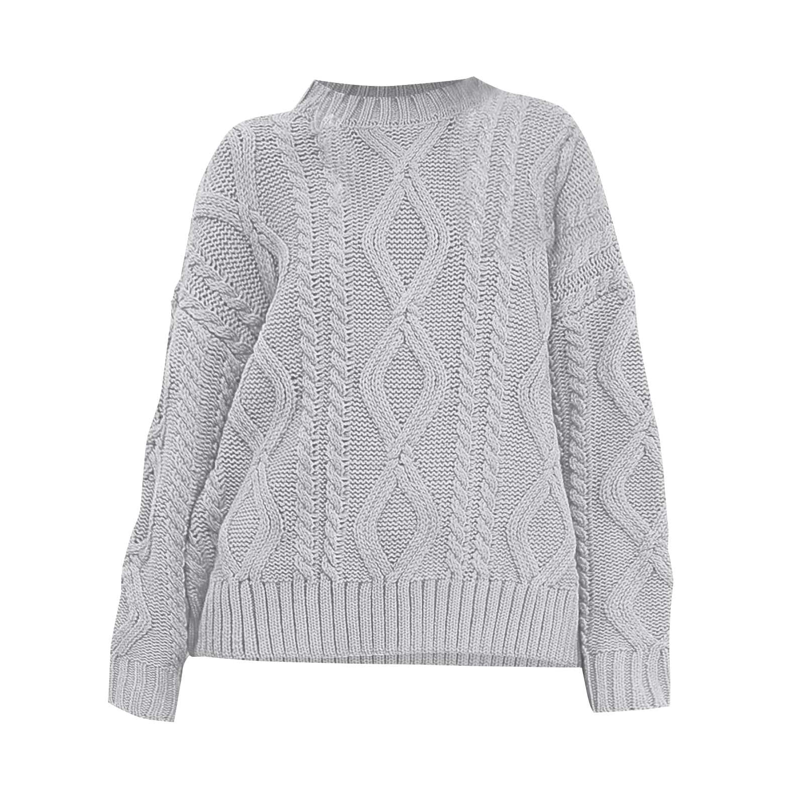 Women's Long-sleeved Pullover Solid Color Sweater