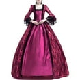Ashirexll Renaissance Dress Women Plus Size Court Vintage Lace
