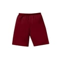 thumbnail image 1 of Ashirexll Running Shorts for Women, Solid Color Loose Bottom Casual Sport Shorts Wine XL, 1 of 6