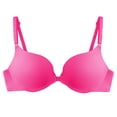 thumbnail image 1 of Ashirexll Seamless Bras for Women, Wireless Bras for Women, Women's Gathering Seamless Lightweight Soft Breathable Comfortable Pepper Bra Hot Pink L, 1 of 3