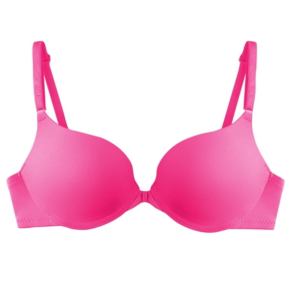 Ashirexll Seamless Bras for Women, Wireless Bras for Women, Women's Gathering Seamless Lightweight Soft Breathable Comfortable Pepper Bra Hot Pink L