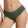 thumbnail image 1 of Ashirexll Seamless Underwear for Women, Breathable Cotton Seamless Women's Underwear Green B L, 1 of 4
