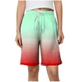 thumbnail image 1 of Ashirexll Shorts for Women Trendy, Womens Shorts Casual, Floral Print Drawstring Elastic Waist Loungewear Shorts With Pockets, 1 of 6