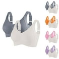 thumbnail image 1 of Ashirexll Sports Bras for Women Large Bust, Wireless Bras for Women, 2PC Fashion Sports Bra in Solid Color for Everyday Casual Wear, 1 of 3