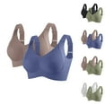 thumbnail image 1 of Ashirexll Sports Bras for Women Large Bust, Wireless Bras for Women, 2PC Fashion Sports Bra in Solid Color for Everyday Casual Wear, 1 of 3