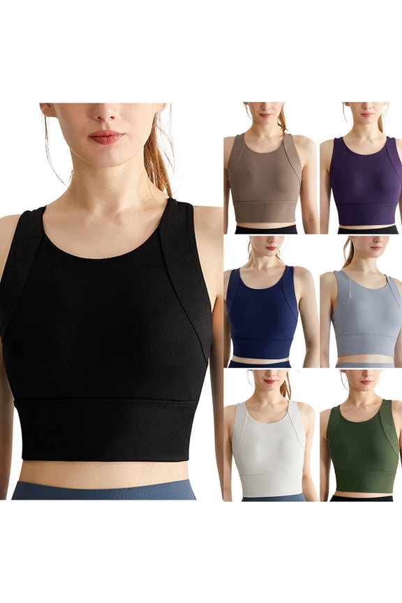 Sports Bras for Women Large Bust, Wireless Bras for Women, High Support Sports Bra forness Running and Yoga No Steel Ring