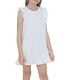 thumbnail image 1 of Ashirexll Summer Dresses for Teens, Girls Dresses Size 10-12, Girls Summer Casual Clothing Ruffle Dress Sleeveless Round Neck Dress for Kids, 1 of 6