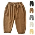 thumbnail image 1 of Ashirexll Summer Pants, Girls Pants, 1-13Y Children Elastic Waist Long Pants Summer Casual and Comfortable Trousers, 1 of 4