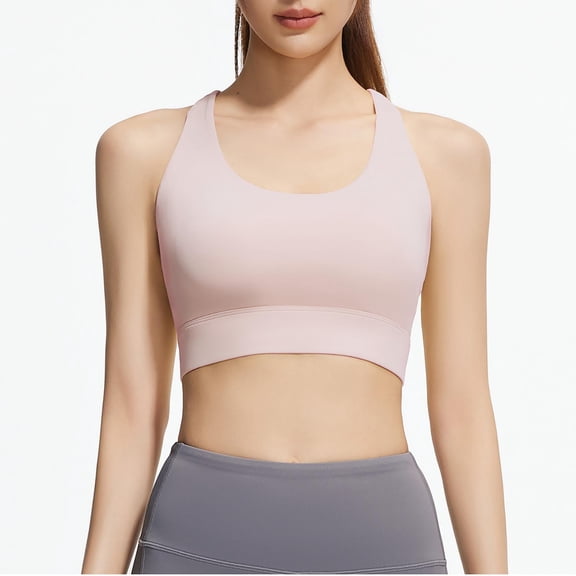 Ashirexll Summer Tops for Women, Womens Casual Tops, Casual Sports Fitness Yoga Camisole Summer Solid Color Tank