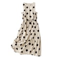 thumbnail image 1 of Ashirexll Sundresses for Women, Flowy Dresses for Women, Fashion Casual Round Neck Loose Summer A-Line Dress, 1 of 7