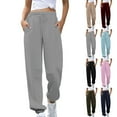 thumbnail image 1 of Ashirexll Sweatpants Women High Waisted Pants for Women Jogging Casual Pants with Pocket Elastic Waist for Workout Running, 1 of 7