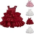 thumbnail image 1 of Ashirexll Teen Summer Dresses, Girls Summer Dress, 2-10Y Girls' Sleeveless Camisole Dress Tiered Summer Slip Dresses, 1 of 5