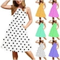 thumbnail image 1 of Ashirexll Teen Summer Dresses, Girls Summer Dress, 2-12Y Girls' Sleeveless Round Neck Summer Fashion Casual Button Dresses with Pockets, 1 of 7