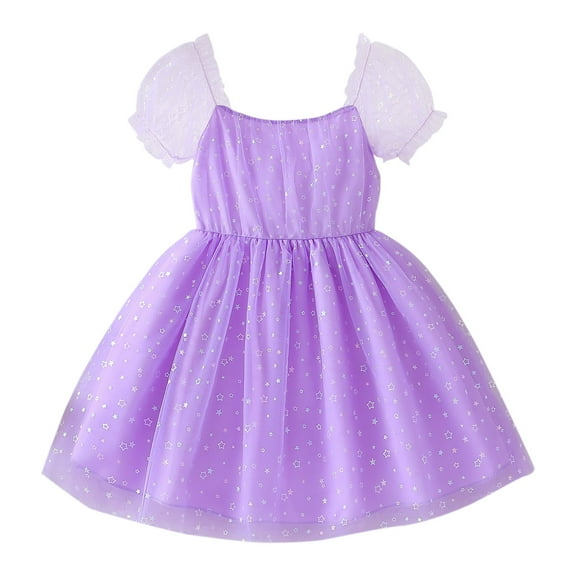 Ashirexll Teen Summer Dresses, Girls Summer Dress, 3-8Y Girls' Fashion Mesh Dresses Summer Casual A-Line Dress