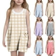 thumbnail image 1 of Ashirexll Teen Summer Dresses, Girls Summer Dress, Summer Casual Dress for Girls Fashion Sleeveless Slip Dress with Pockets, 1 of 6