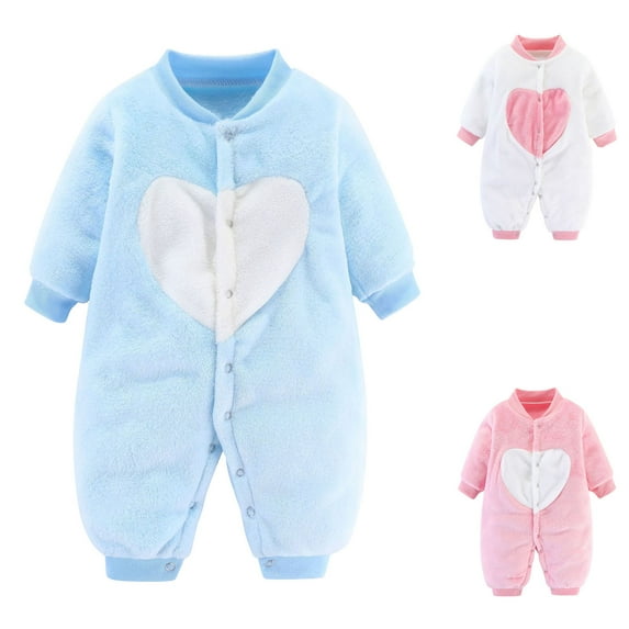 Ashirexll Toddler Kids Romper Unisex Long Sleeve Suit Toddler Kids Boys and Girls Solid Color Color Long Sleeve Romper Jumpsuits Soft Comfortable for Daily Play and Casual Wear