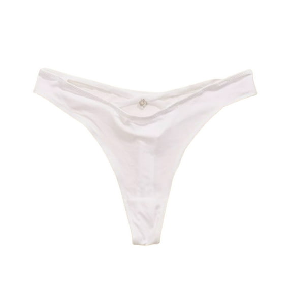 Ashirexll Underwear for Women, Ladies Underwear Panties, Solid Color Bow Seamless Breathable Thong Edging Panties