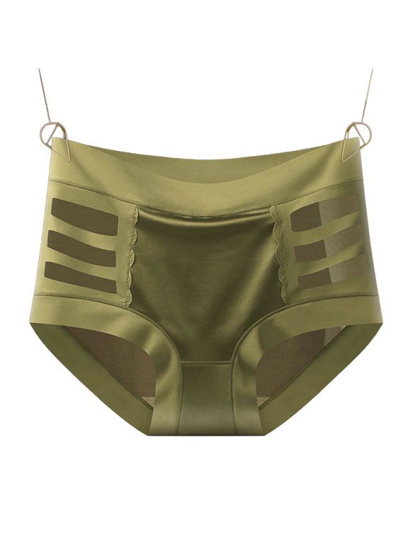 Underwear for Women, Ladies Underwear Panties, Solid Color Cut Out Net Panels Casual Fashion Briefs