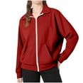 thumbnail image 1 of Ashirexll Winter Coat for Girls Long Sleeve Tops 5-15 Years Childrens Solid Color Long Sleeve Casual Sports Top for Active Girls, 1 of 6