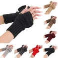 thumbnail image 1 of Ashirexll Winter Gloves Women, Fingerless Gloves for Women, Ladies Winter Velvet Thickened Outdoor Gloves Windproof Cold Protection, 1 of 5