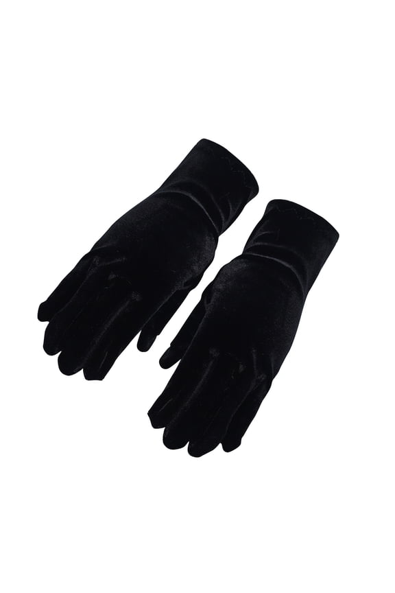 Winter Gloves Women, Warm Gloves, Winter Solid Color Thick Fleece Ribbed Gloves for Cold Weather Protection