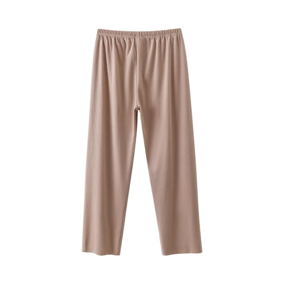Ashirexll Winter Pajamas for Women, Pajama Pants Women, Cozy Solid Color Fleece Sleep Pants with Elastic Waistband Fashion Casual Loungewear Wear