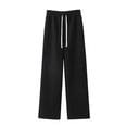thumbnail image 1 of Ashirexll Winter Pajamas for Women, Pajama Pants Women, Solid Color Fleece Pajama Pants with Pocket and Elastic Waist Fashion Casual Cozy Home Wear, 1 of 7