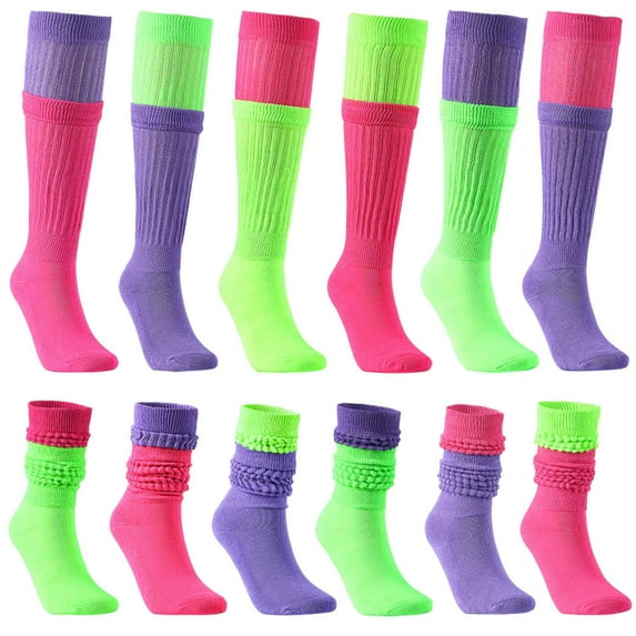 Ashirexll Winter Socks for Women, Knee High Socks for Women, Extra Long Tight Knit Solid Color ClassicPlush Pile Socks.