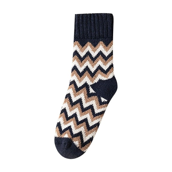 Ashirexll Winter Socks for Women, Womens Ankle Socks, Extra Thick Wool Velvet Mid Tube Winter