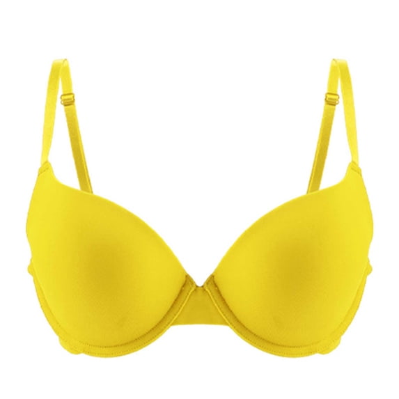 Ashirexll Wireless Bra, Bralettes for Women, Plus Size Solid Color Traceless Seamless Gathering Lightweight Bras