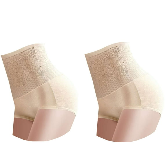 Ashirexll Women Panties Shapewear Bodysuit Butt lifter Shorts High Waisted Solid Color Trainer Body Shaper Underwear Beige A XXL