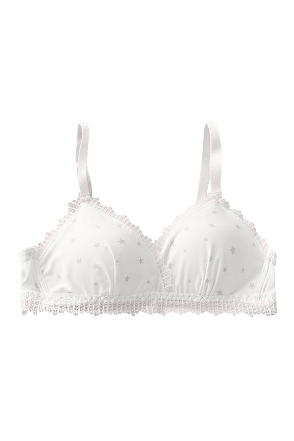 Wireless Bras for Women, Plus Size Everyday Bras, Lingerie Student Girl Gathered Thin without Steel Ring Girl's Bra