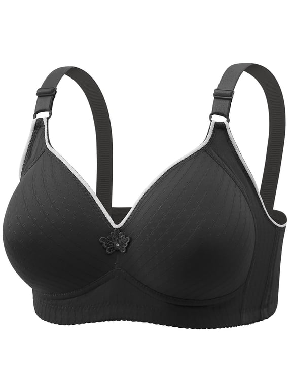 Women's Bras, Wireless Bras for Women, Plus Size Everyday Bras, Women's Lingerie Student Girl Gathered Thin without Steel Ring Girl's Bra